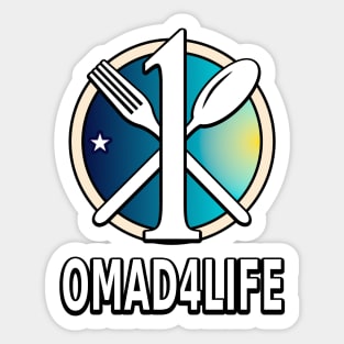 One Meal A Day 4 Life Sticker